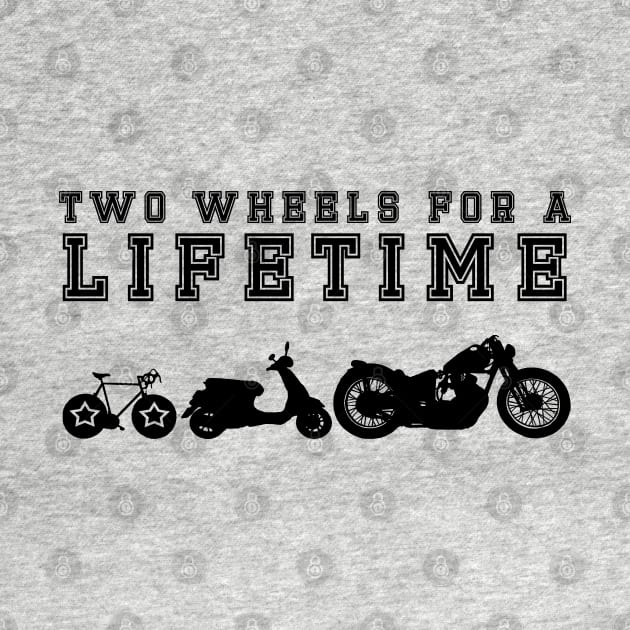 Two Wheels for Lifetime black by DePit DeSign